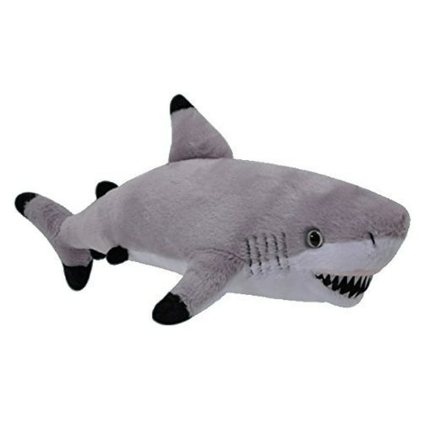 Petting Zoo Plush Grey//Black Shark 20/" Soft Stuffed Animal Toy Plush